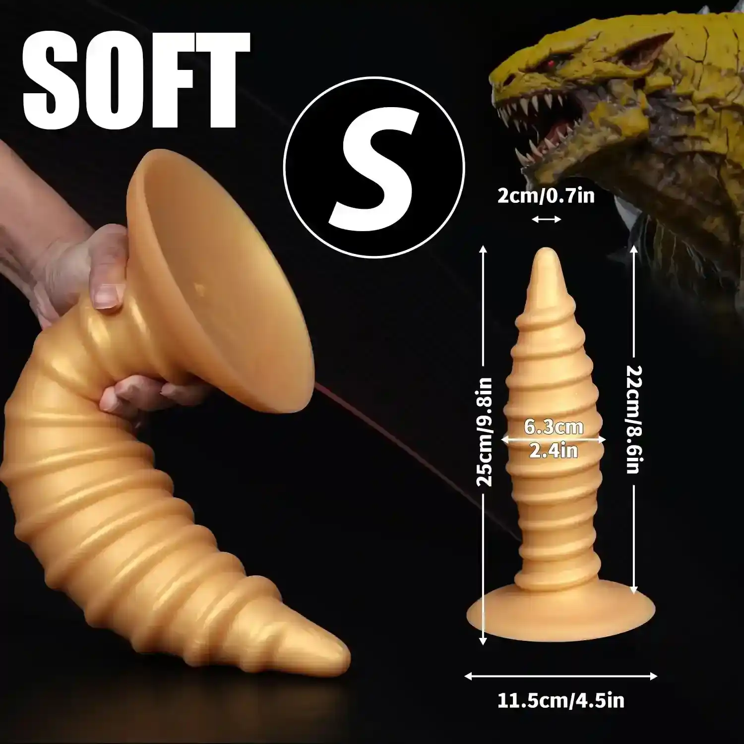schwarzer silikon anal dildo