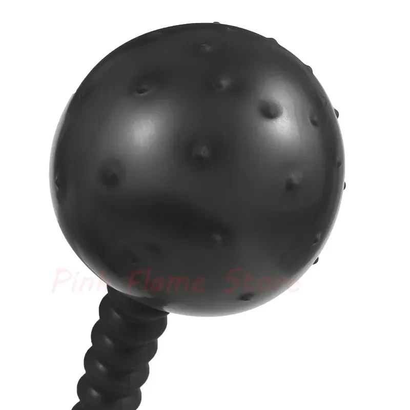 schwarzer silikon anal dildo gerippt