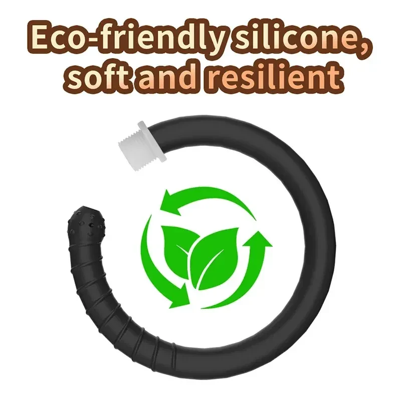 schwarzer silikon anal duschkopf