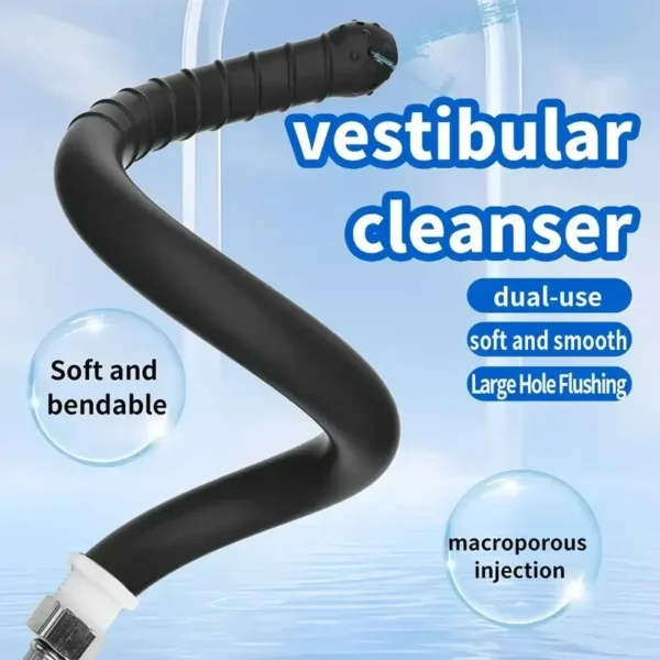 schwarzer silikon anal reinigungsplug