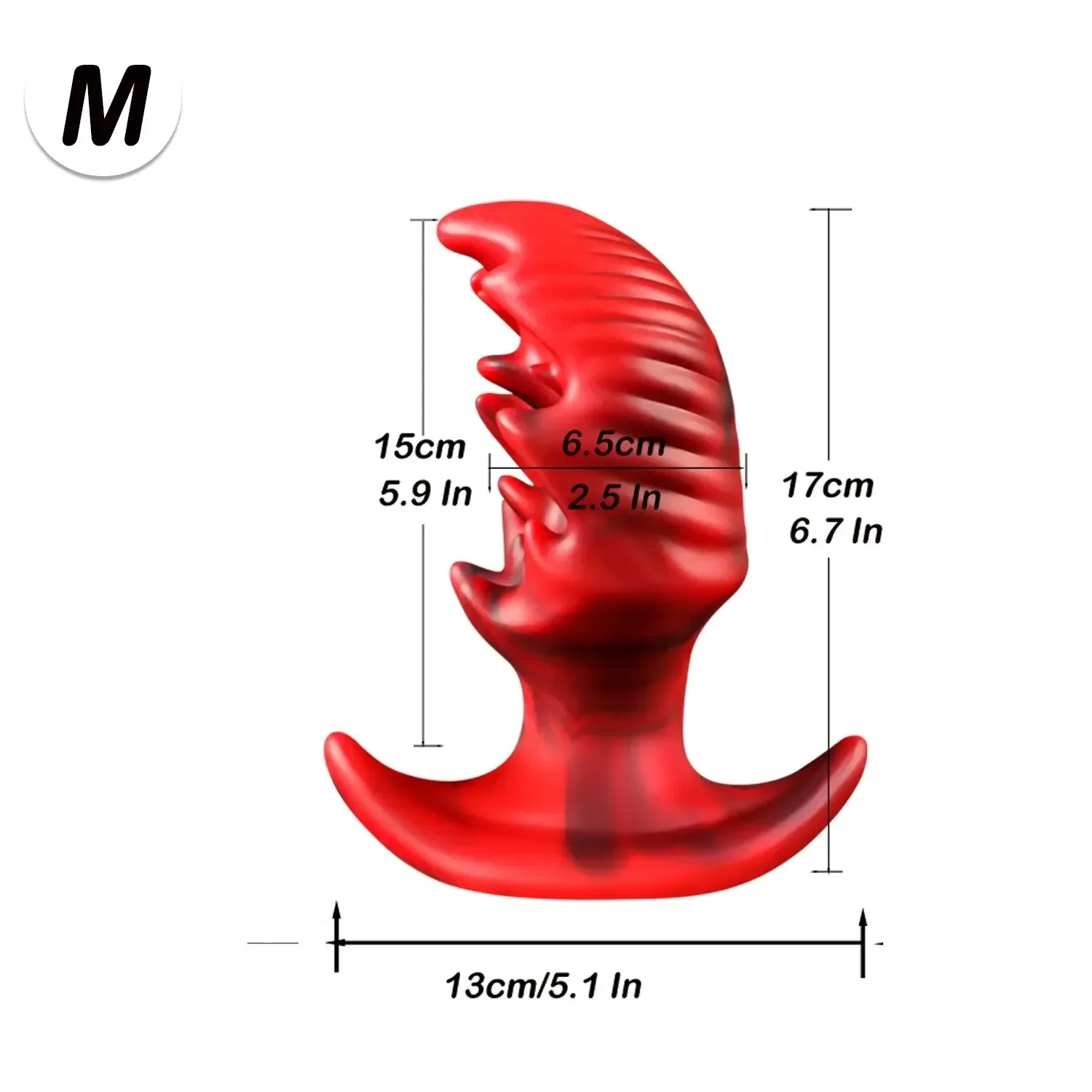 schwarzer silikon analplug mittel vibrationsfähig