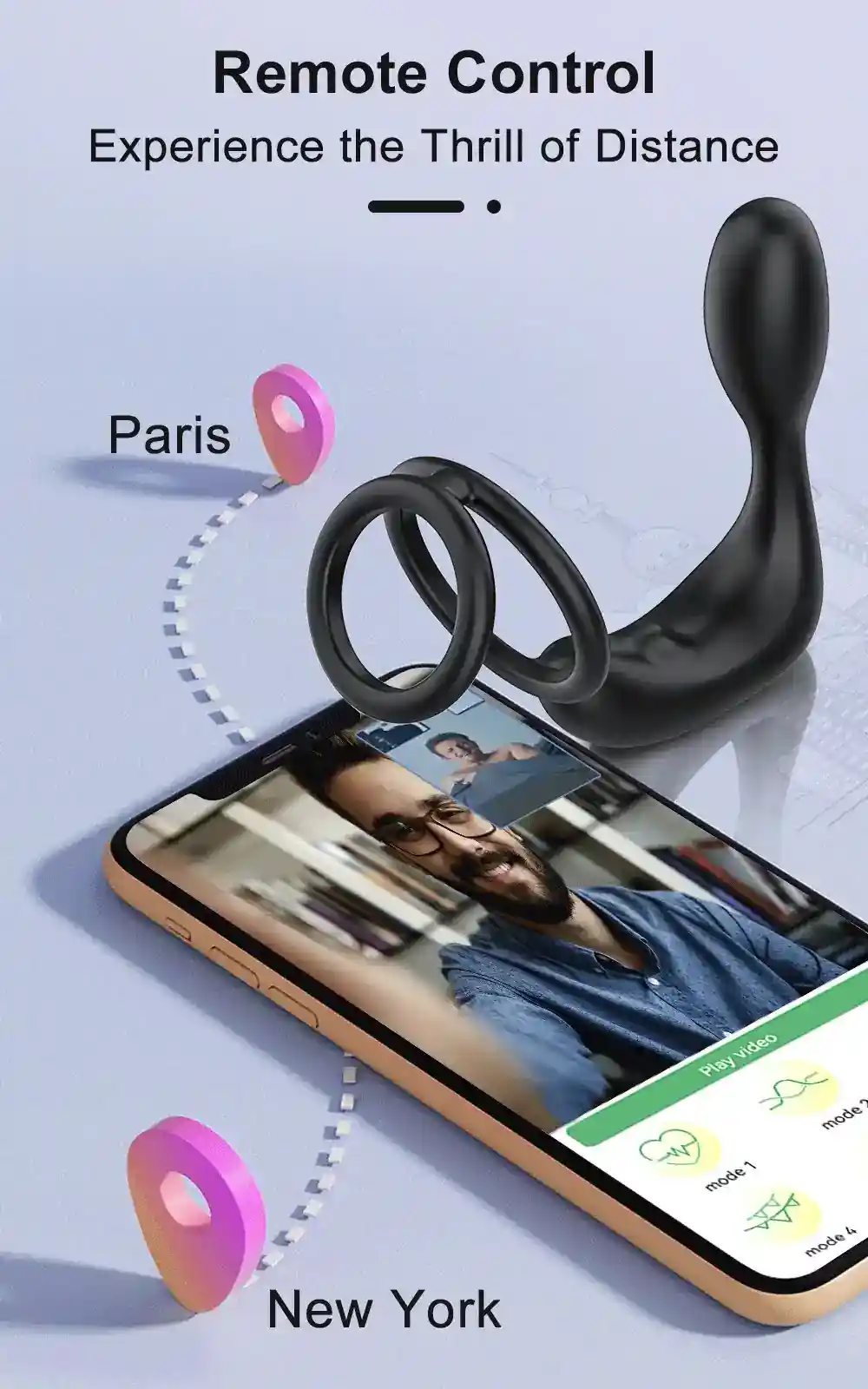 schwarzer silikon analplug vibrator