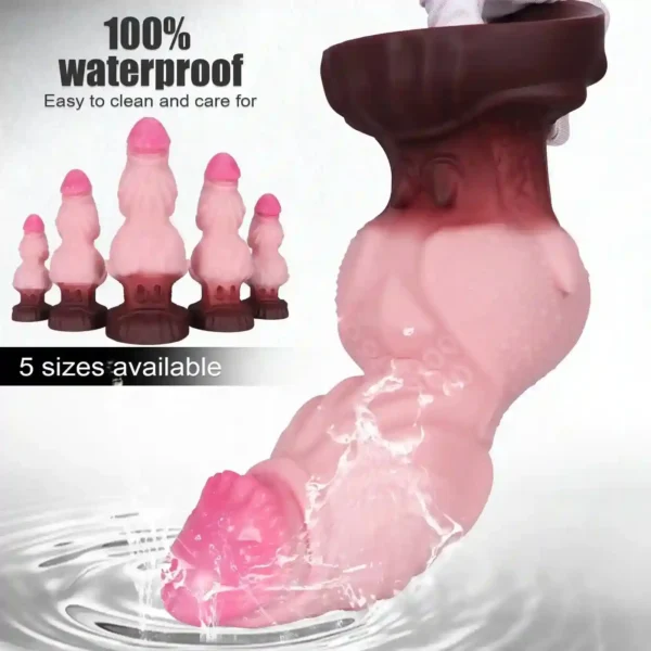 schwarzer silikon dildo analplug