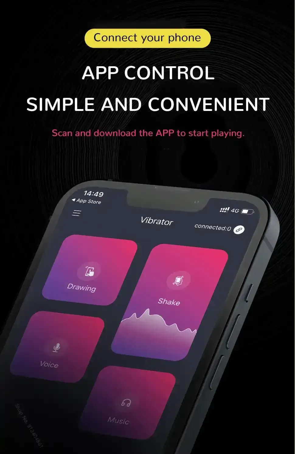 schwarzer silikon vibrator kabellos