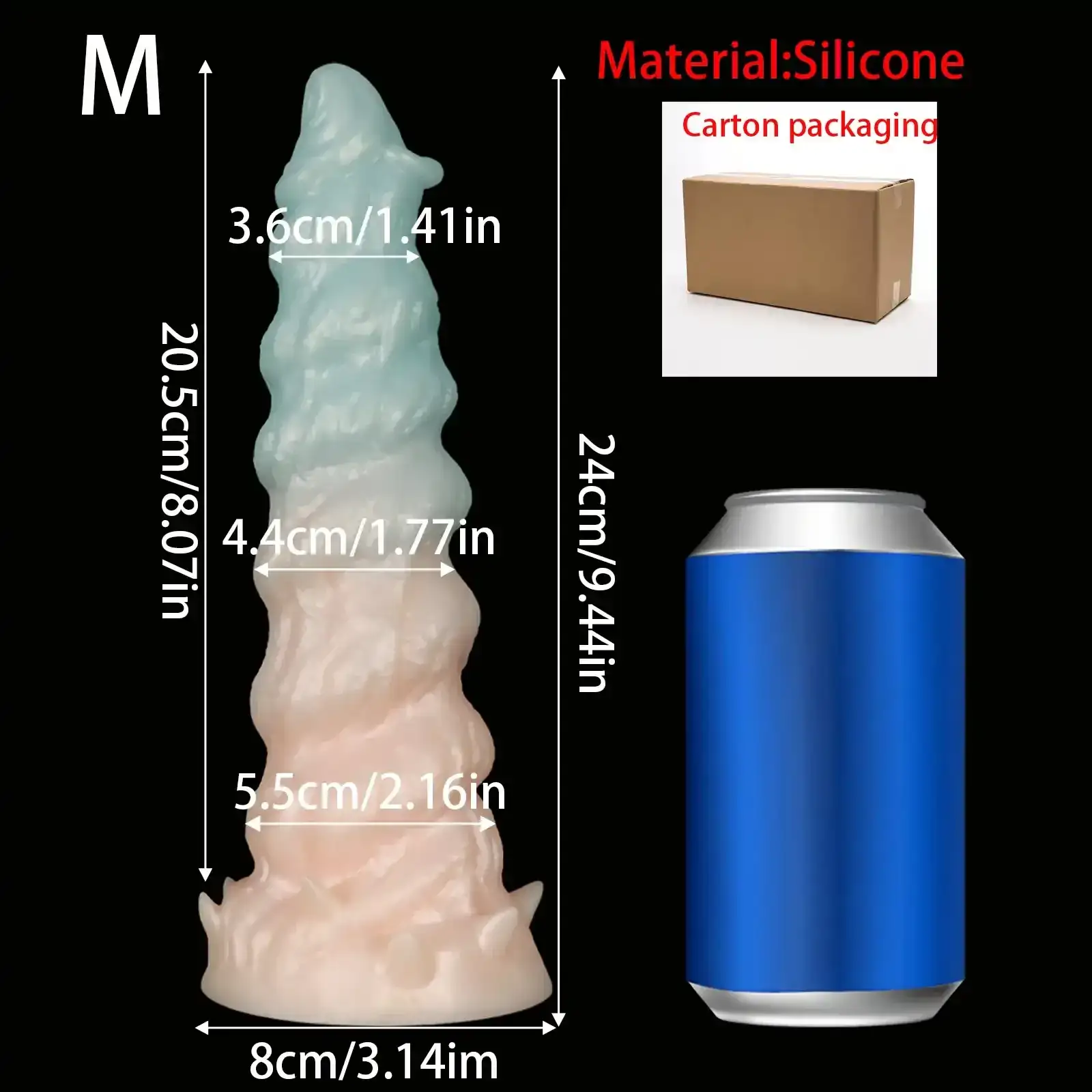 silikon anal dildo mit schuppen