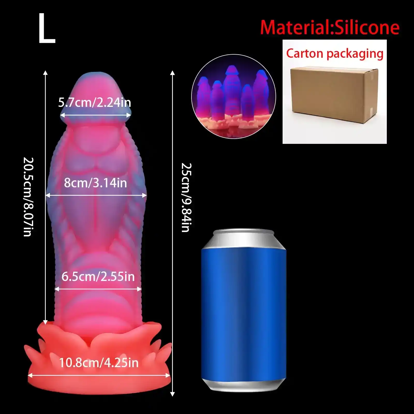 silikon anal dildo xl