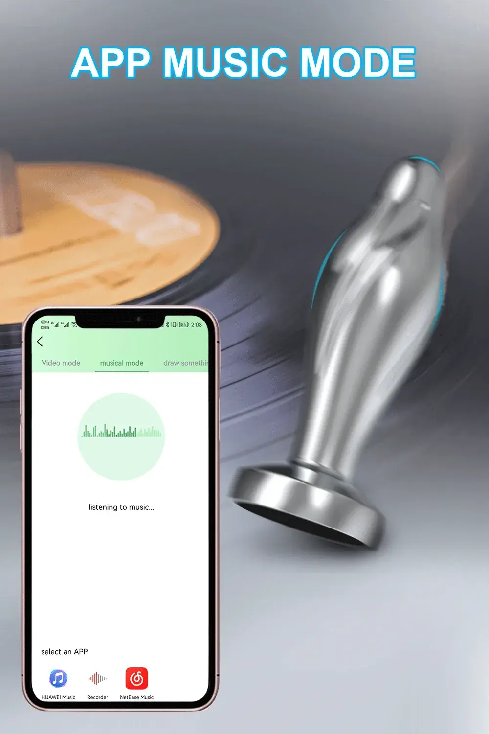 silikon anal plug mit musikmodus