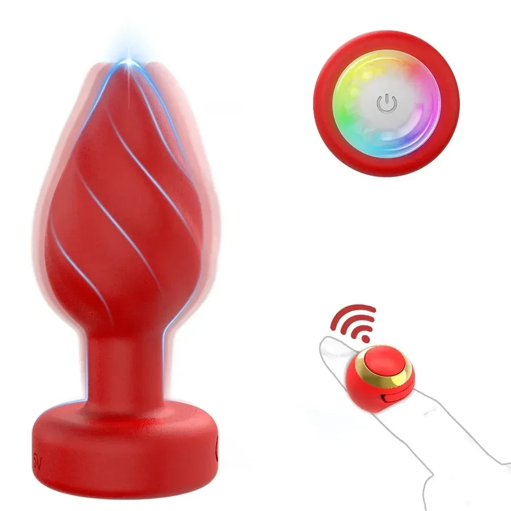 silikon anal plug mit touchscreen