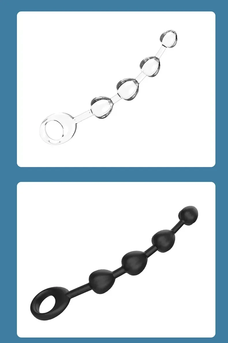 silikon analperlen plug sanft dehnend