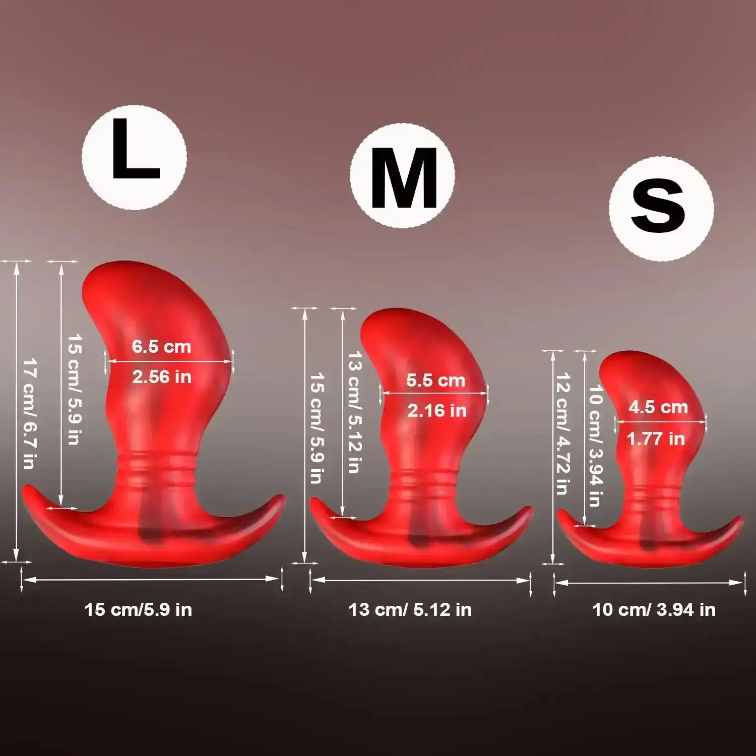 silikon analplug mit schaft