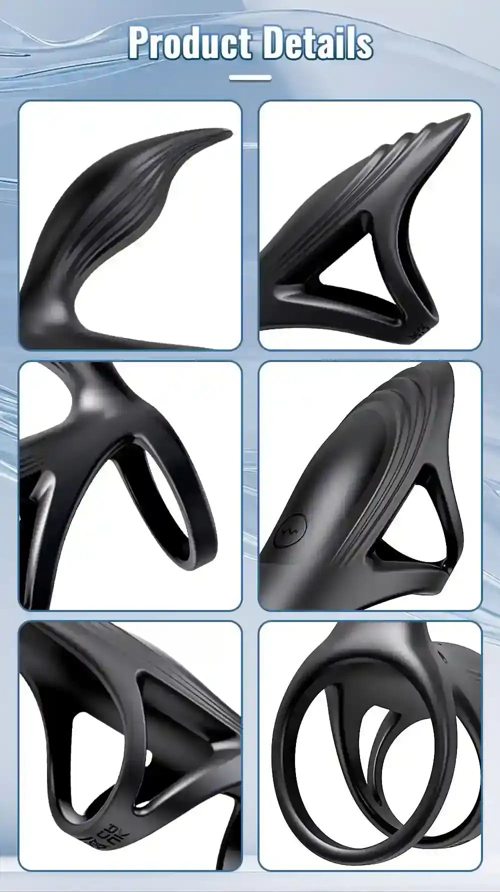 silikon cockring mit verschiedenen vibrationen