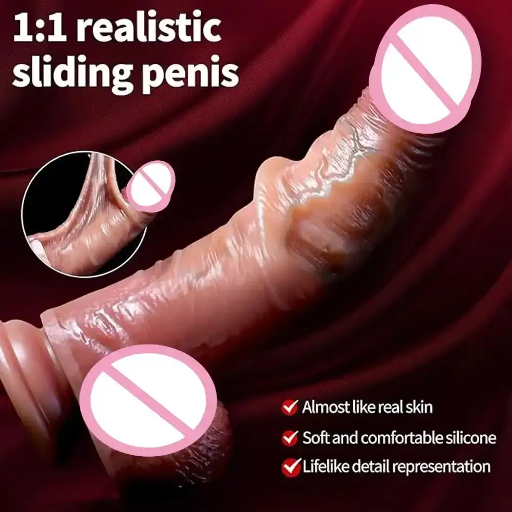 silikon dildo mit lebensechten details