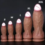 silikon dildo realistische form groß