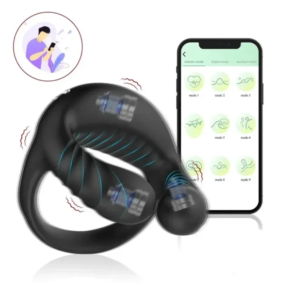 silikon penisring mit starker vibration