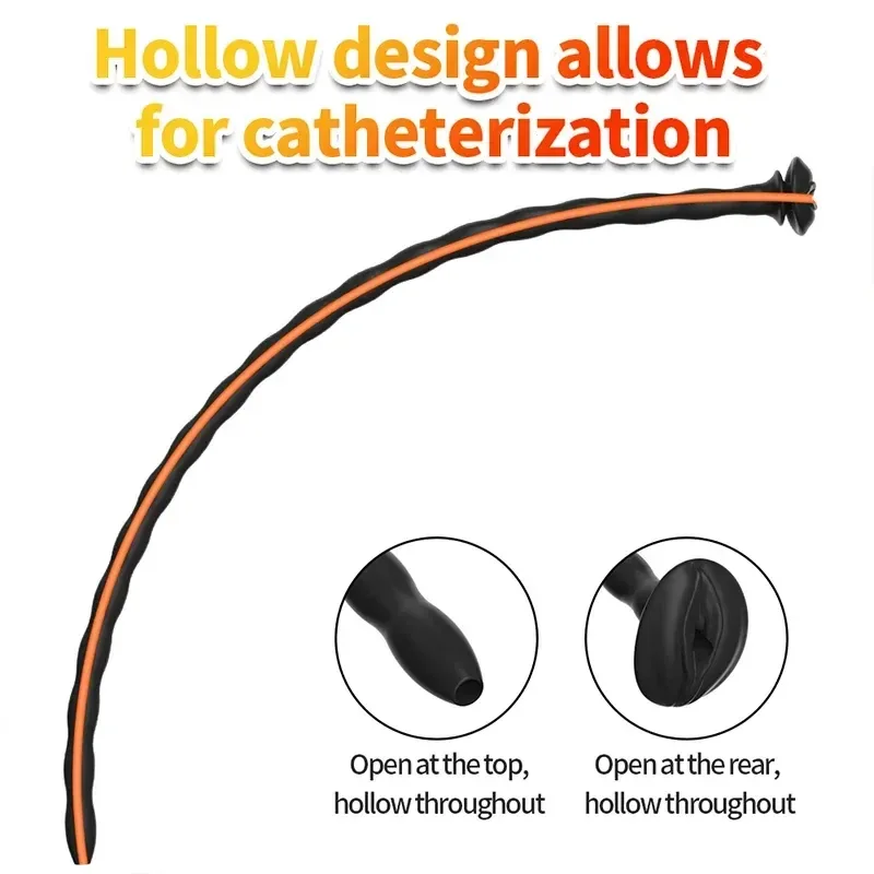 silikon prostata massagestab hohlkern schwarz