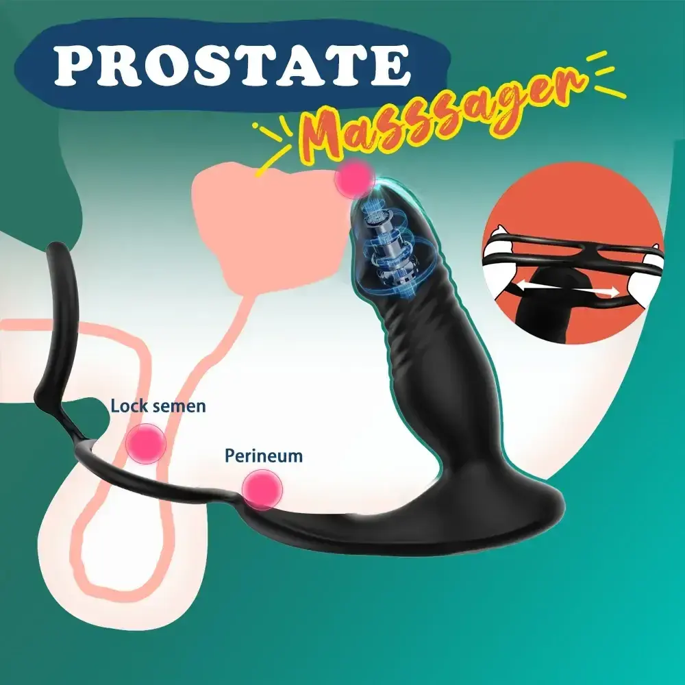silikon prostata vibrator schwarz