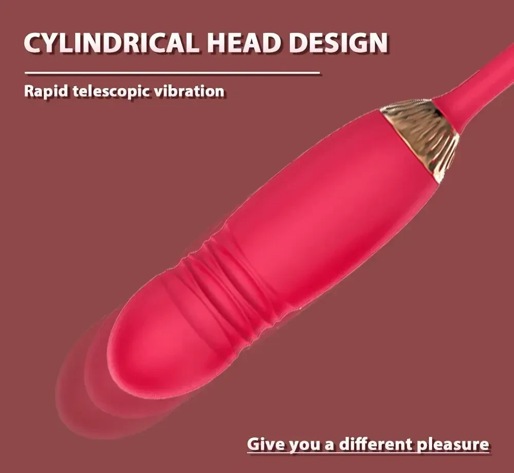 silikon rosen vibrator mit 12 modi