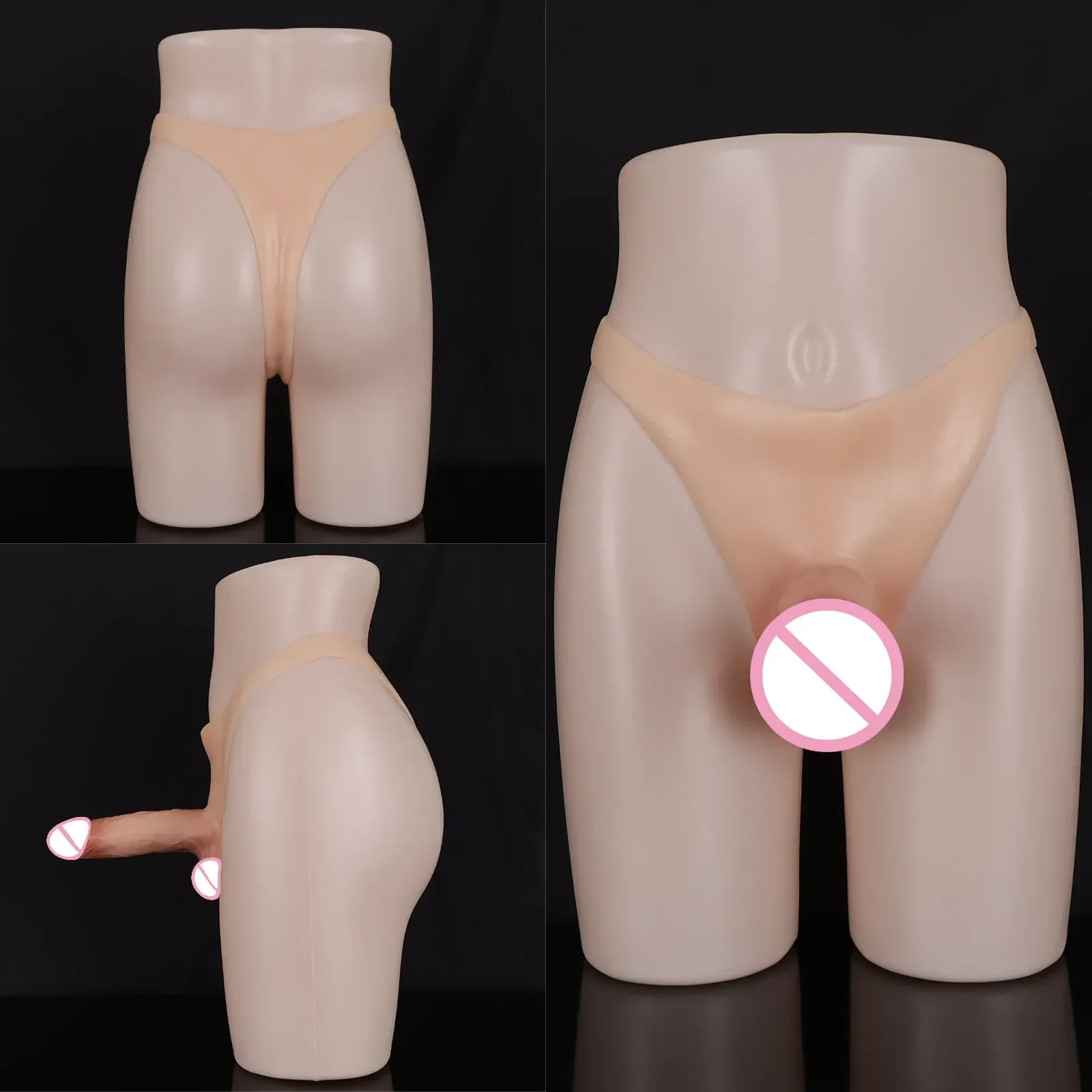 silikon strap on mit metallkern