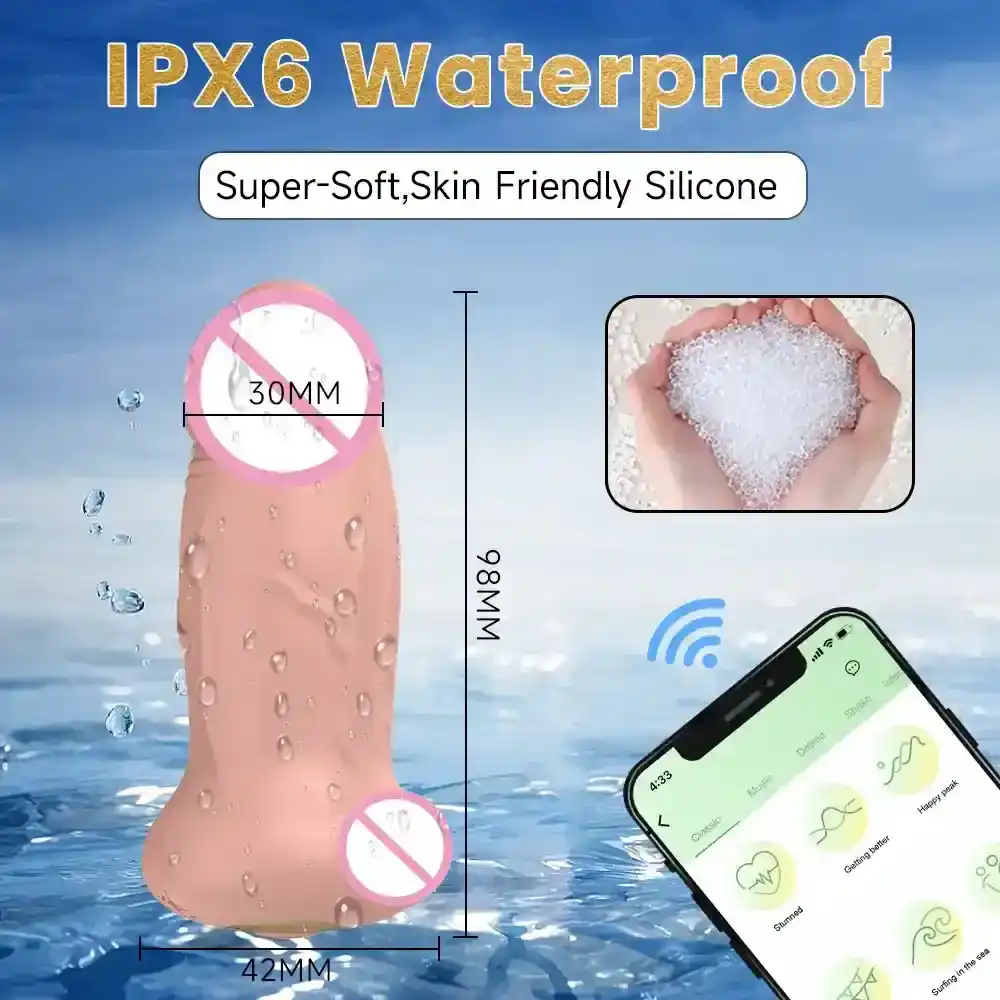 silikon vibrator mit verschiedenen modi