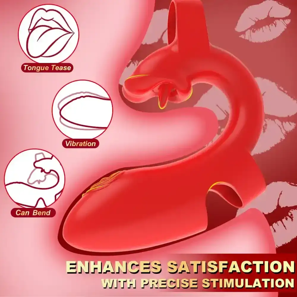 silikon vibrator zunge wiederaufladbar