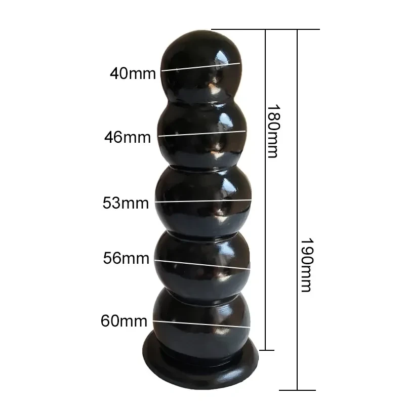 silikonbuttplug mit perlen wasserfest