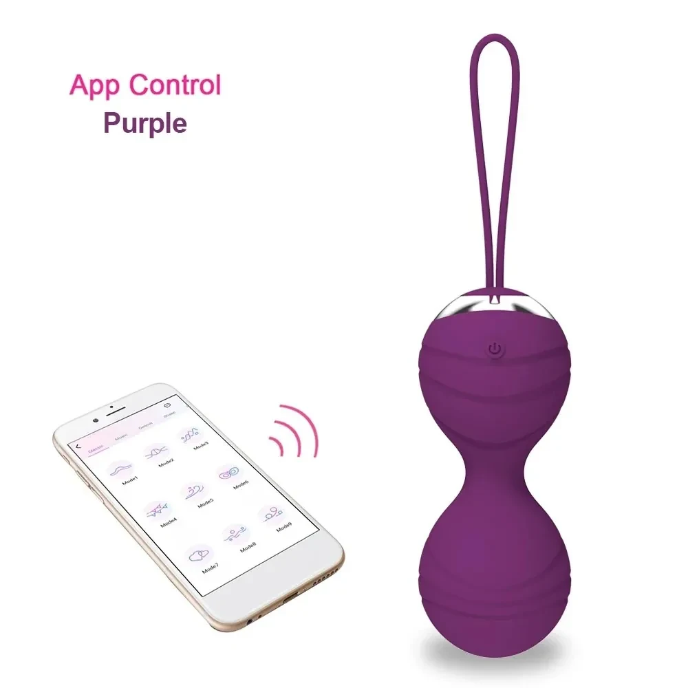 smart vaginale bälle lila app