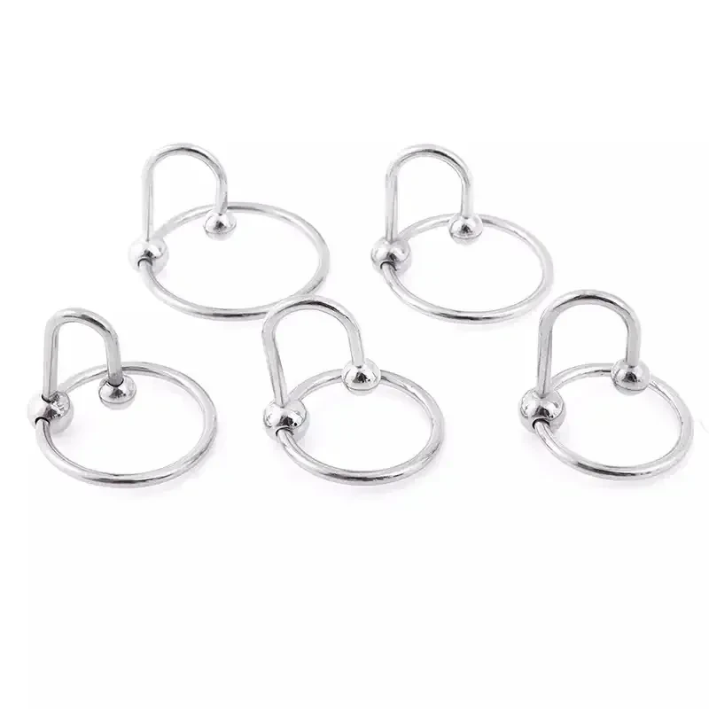 stahl penisring mit kugeldesign