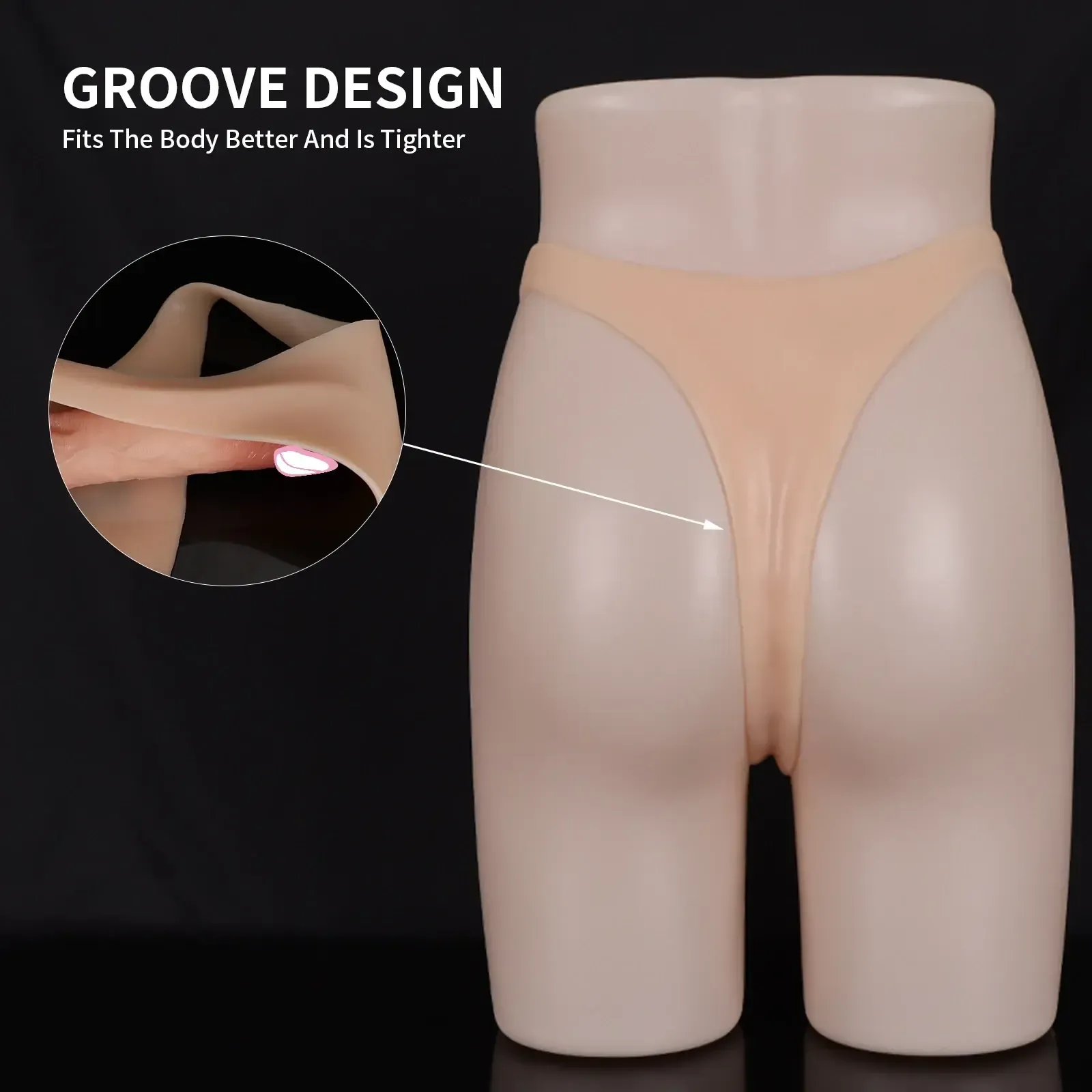 strap on mit metall kiel stutze