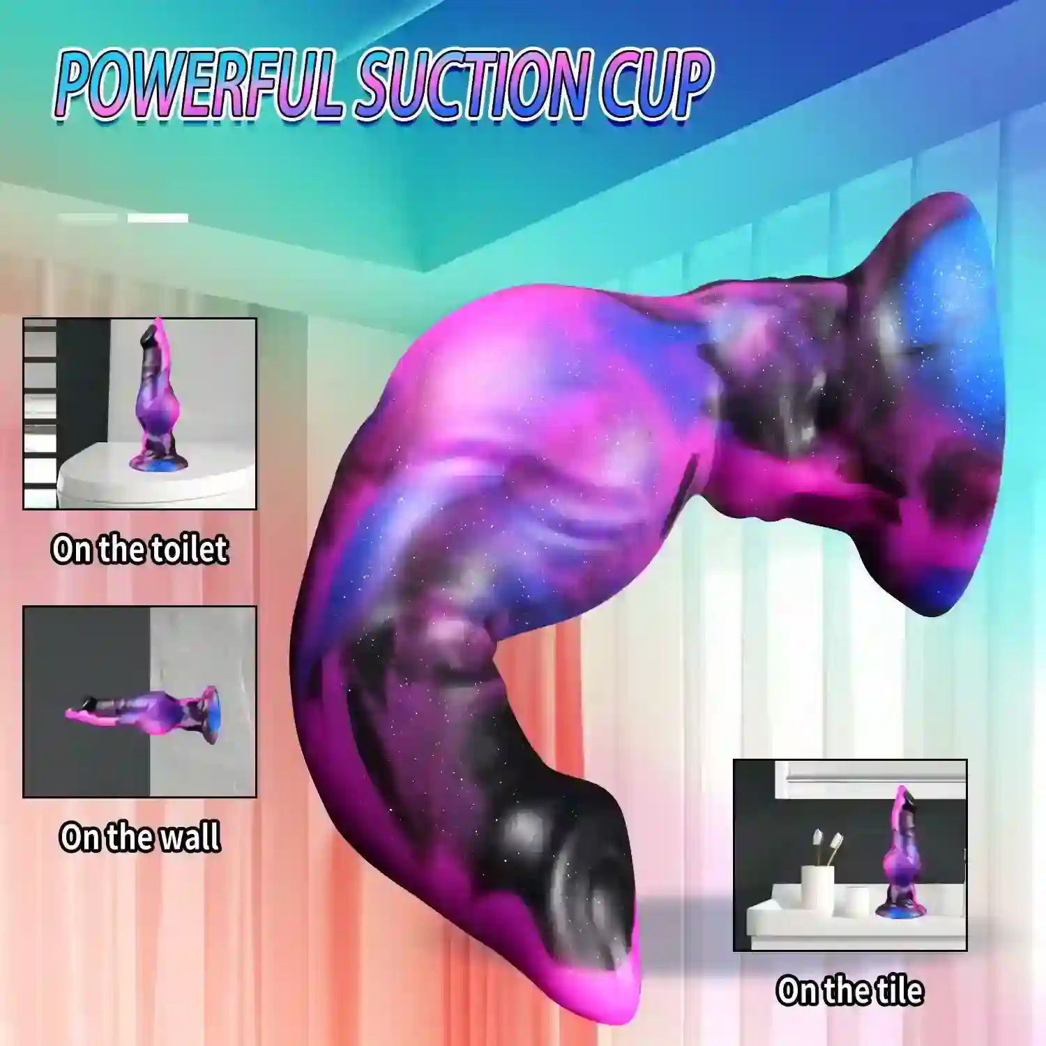 strukturierter prostata dildo silikon saugnapf