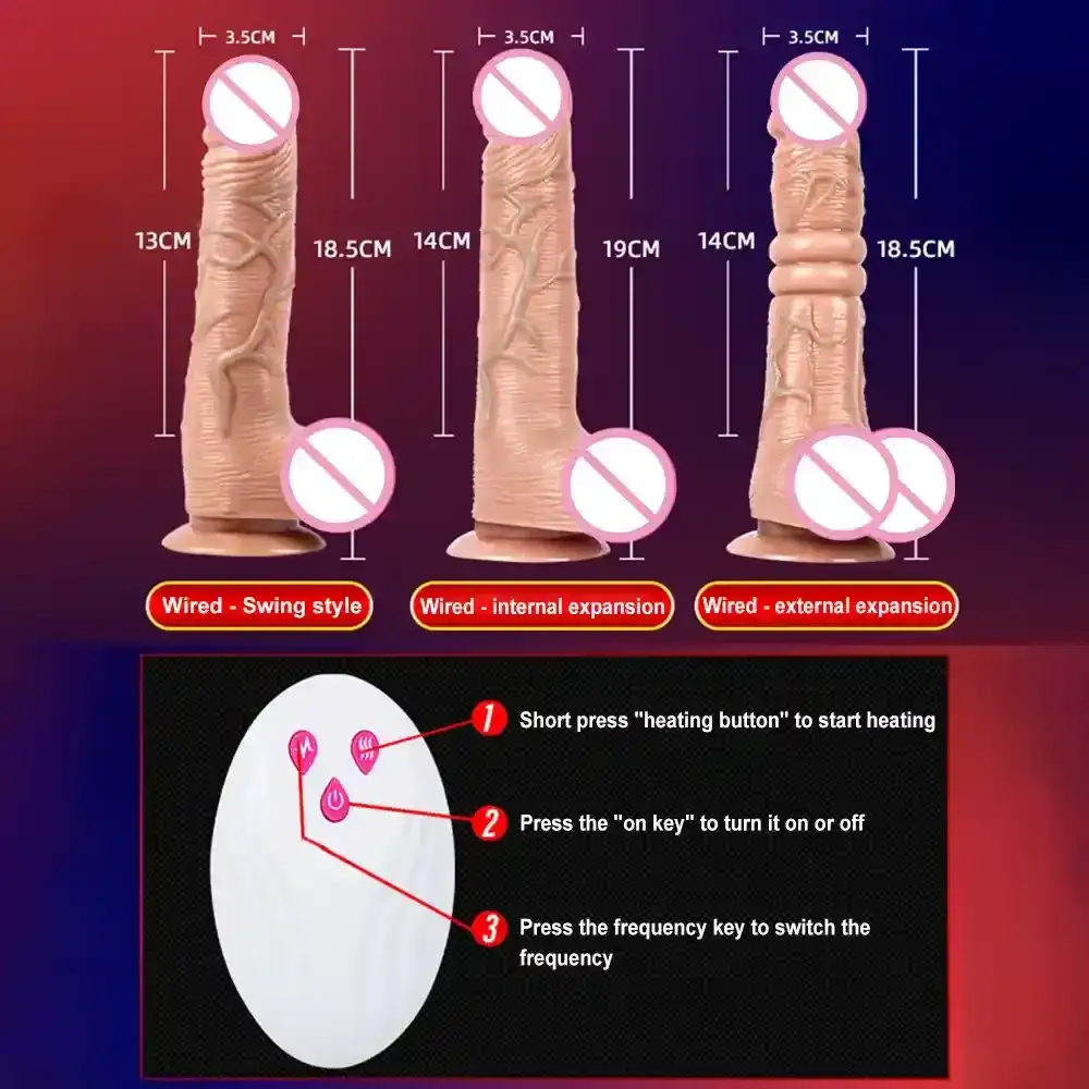 tpe dildo mit 7 vibrationsmodi
