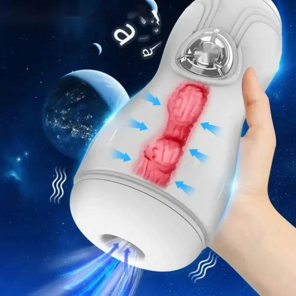 tpe masturbator mit tiefen vibrationen