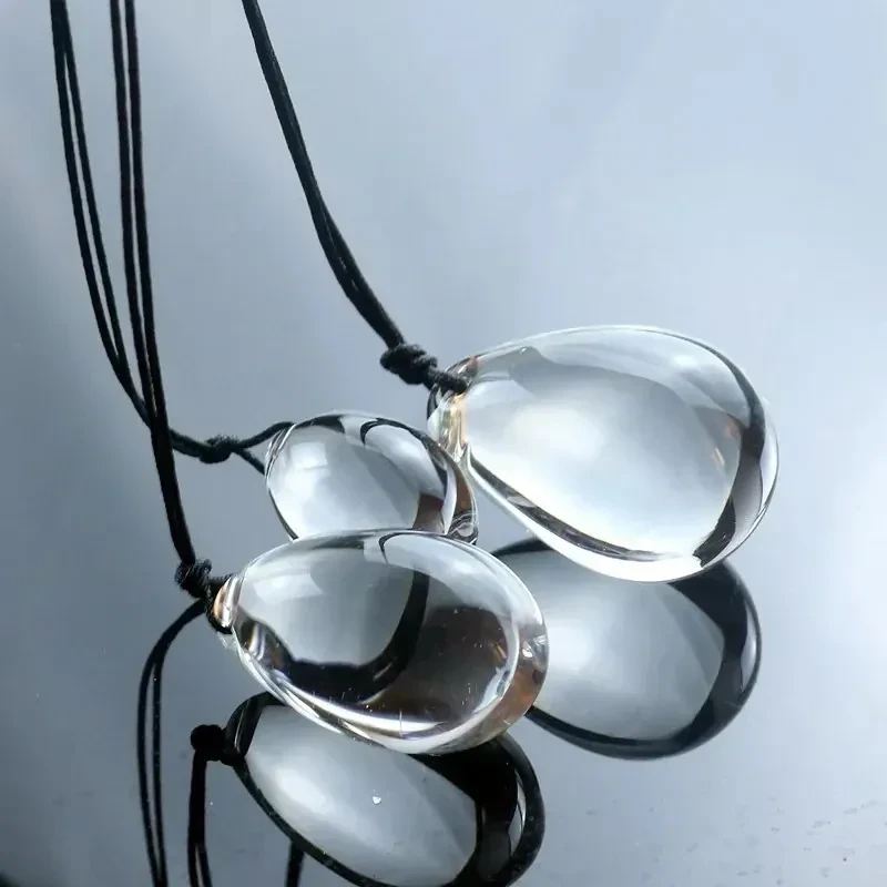 transparente anal beads kette