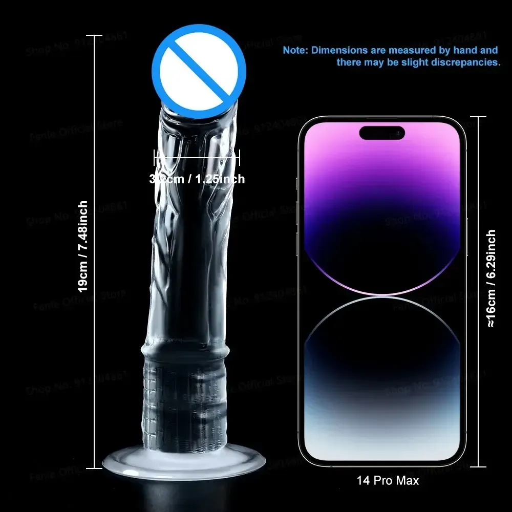 transparenter dildo für g punkt massage