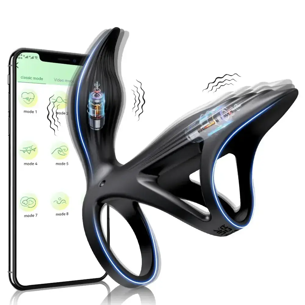 usb aufladbarer vibrations penisring 1