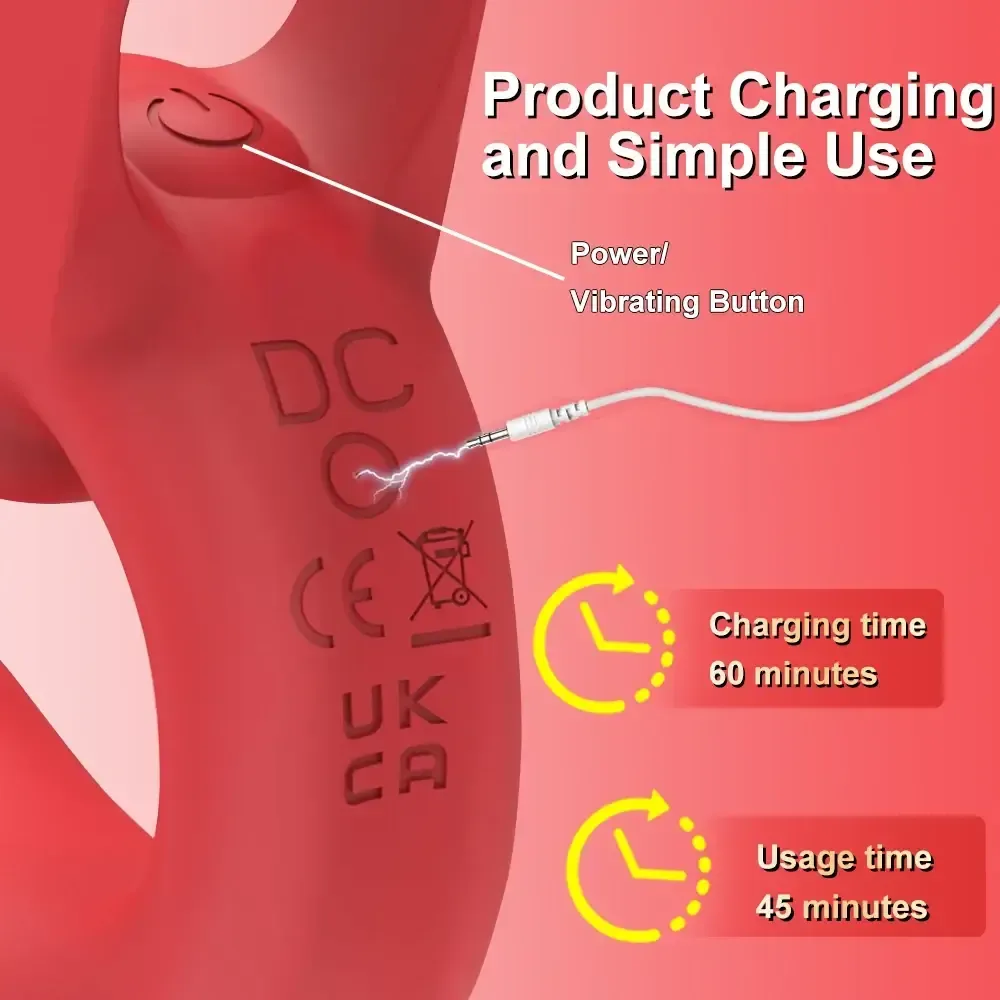 usb aufladbarer zungenvibrator silikon