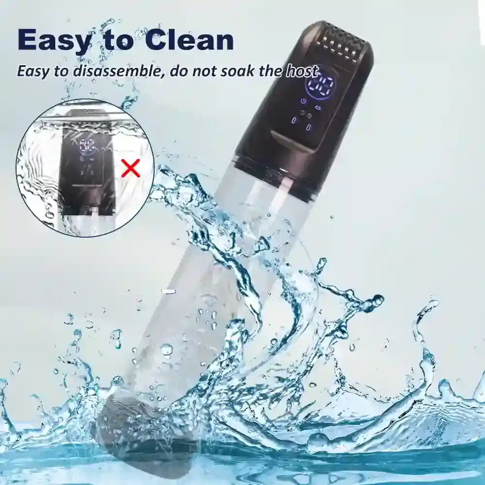 usb wiederaufladbare penispumpe schwarz