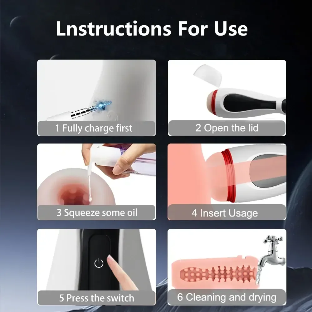 usb wiederaufladbarer masturbator becher