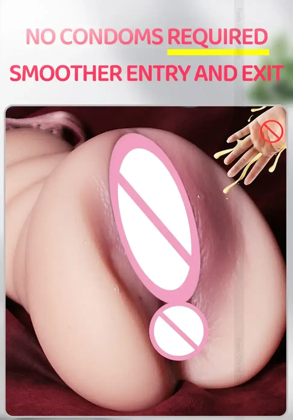 vaginette mit hautahnlicher oberflache tpe