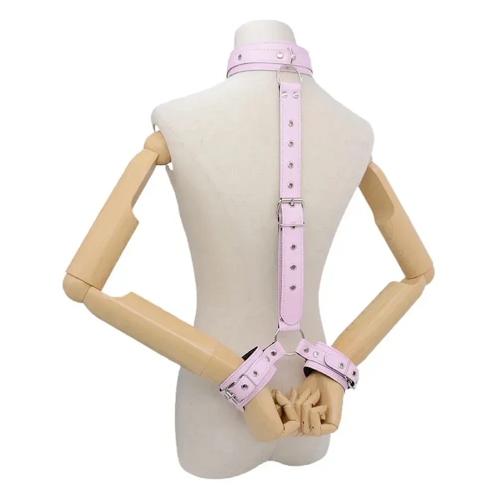 verstellbare pu leder handfesseln