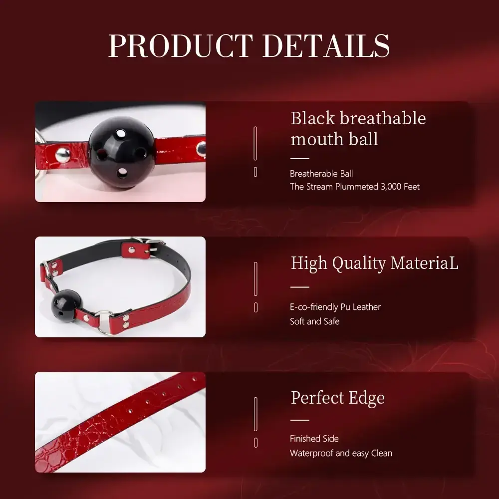 verstellbarer ball gag fur frauen