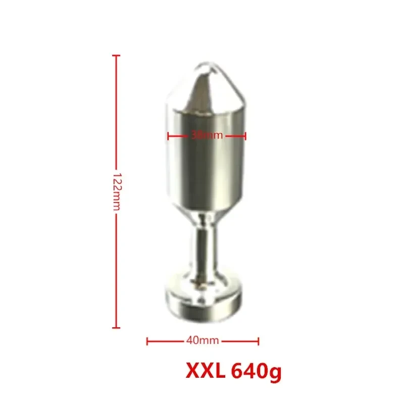 vibrations anal plug edelstahl silber