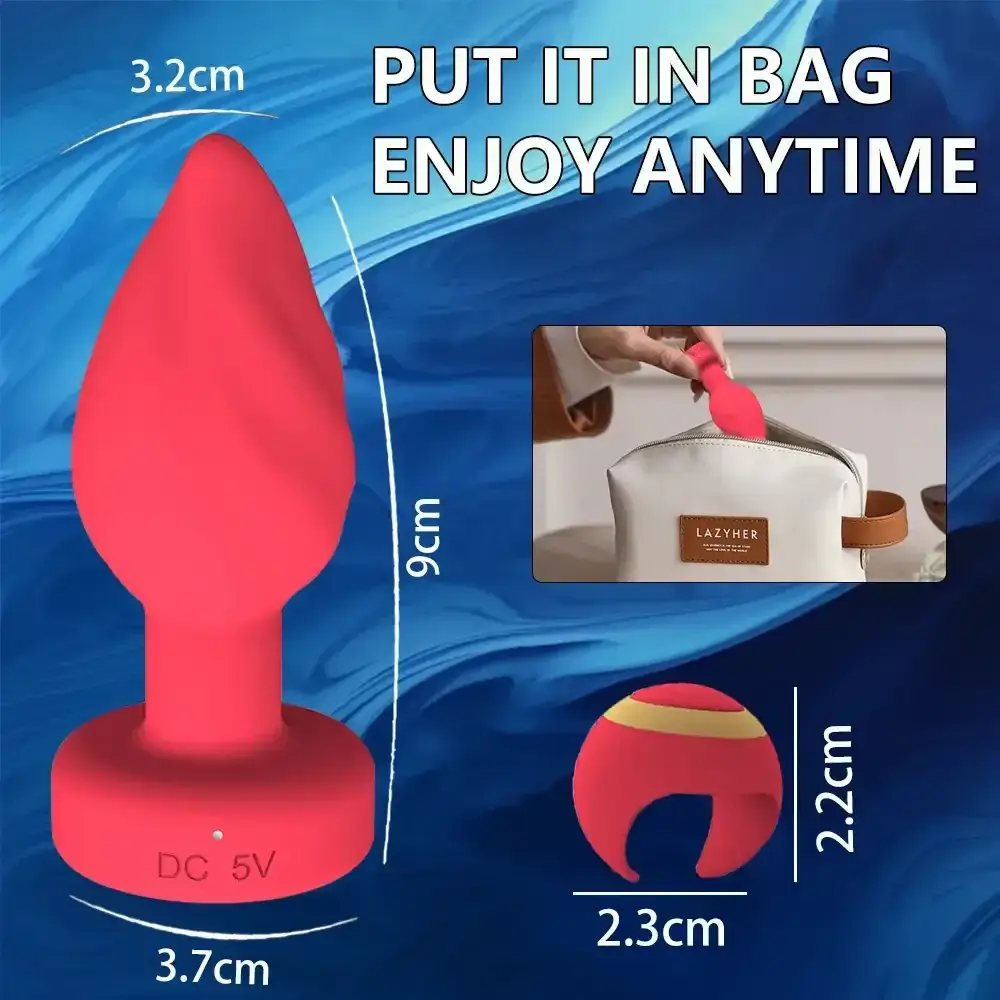 vibrations analplug mit touchscreen