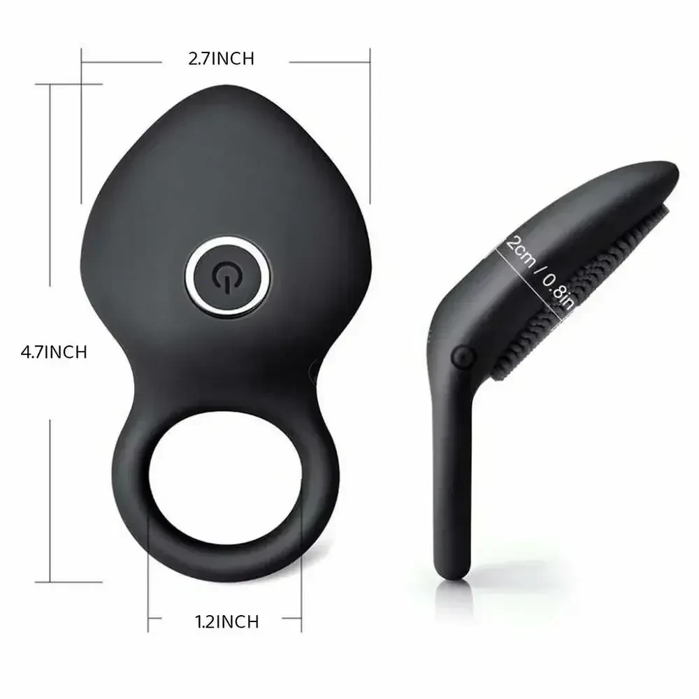 vibrations cockring usb aufladbar silikon