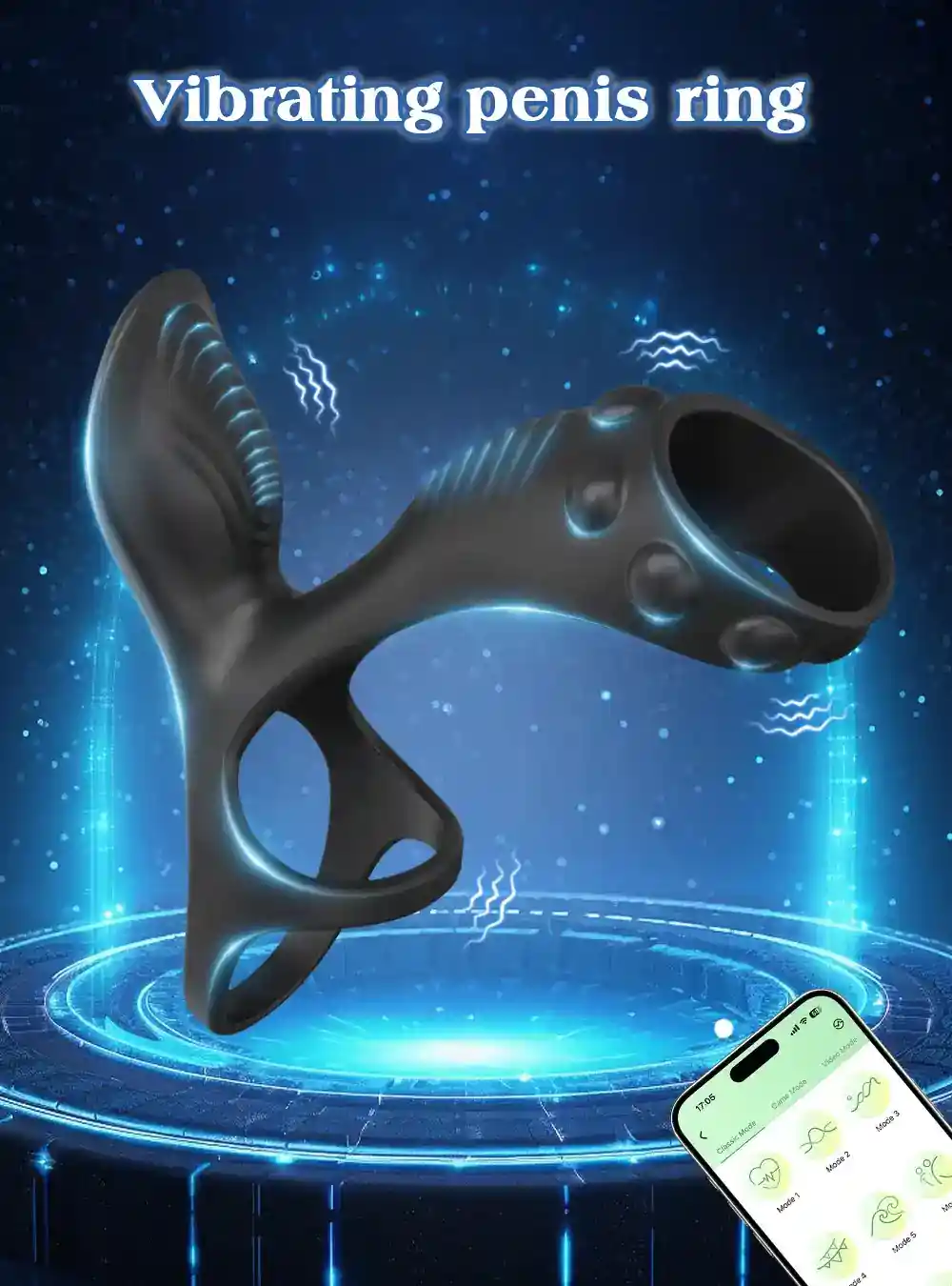 vibrations penisring medizinprodukt schwarz