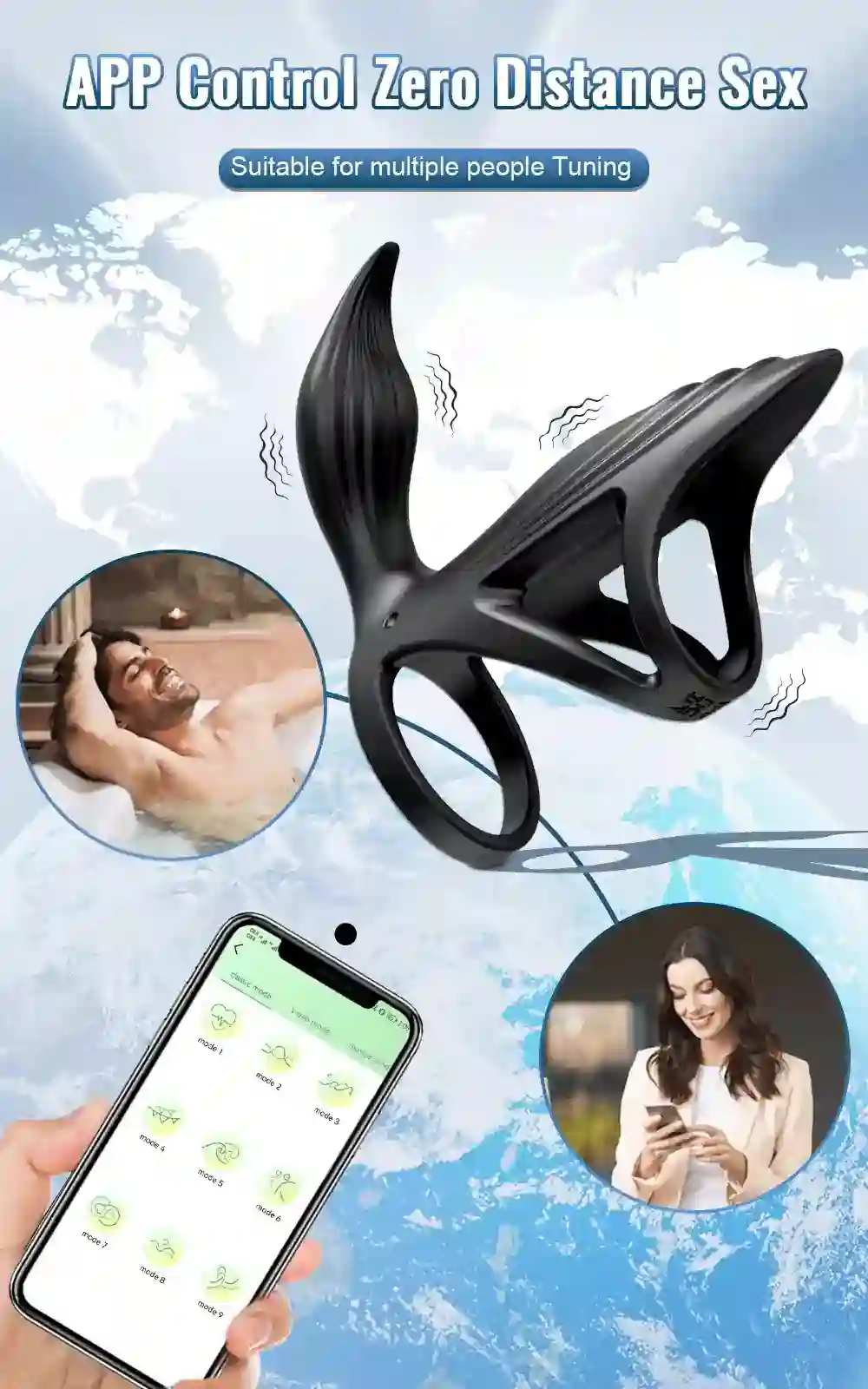 vibrations penisring mit app steuerung