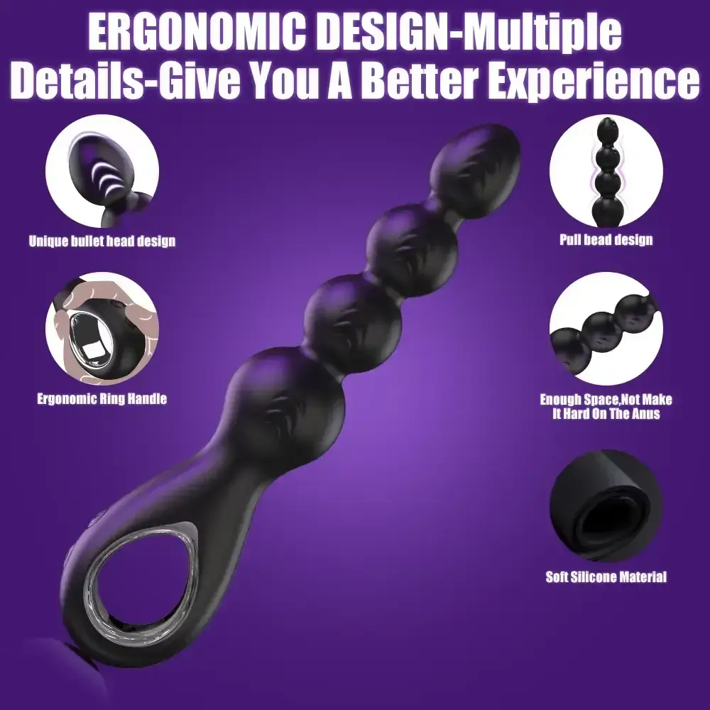 vibrationsanalplug rot 9 modi