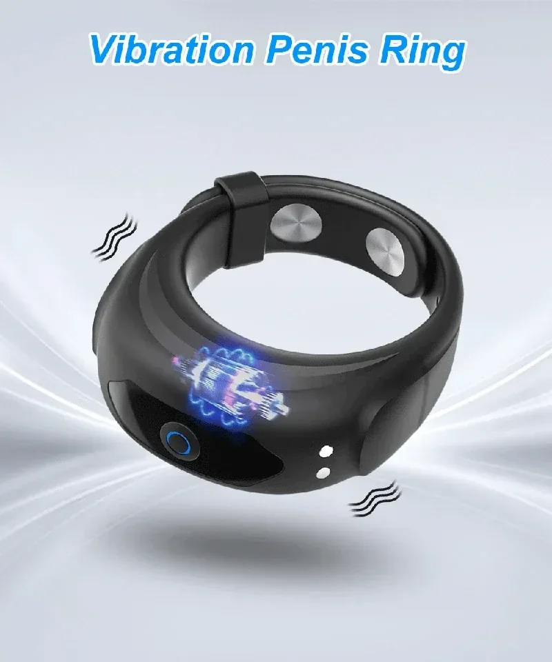 vibrationsstarker penisring mit schnalle