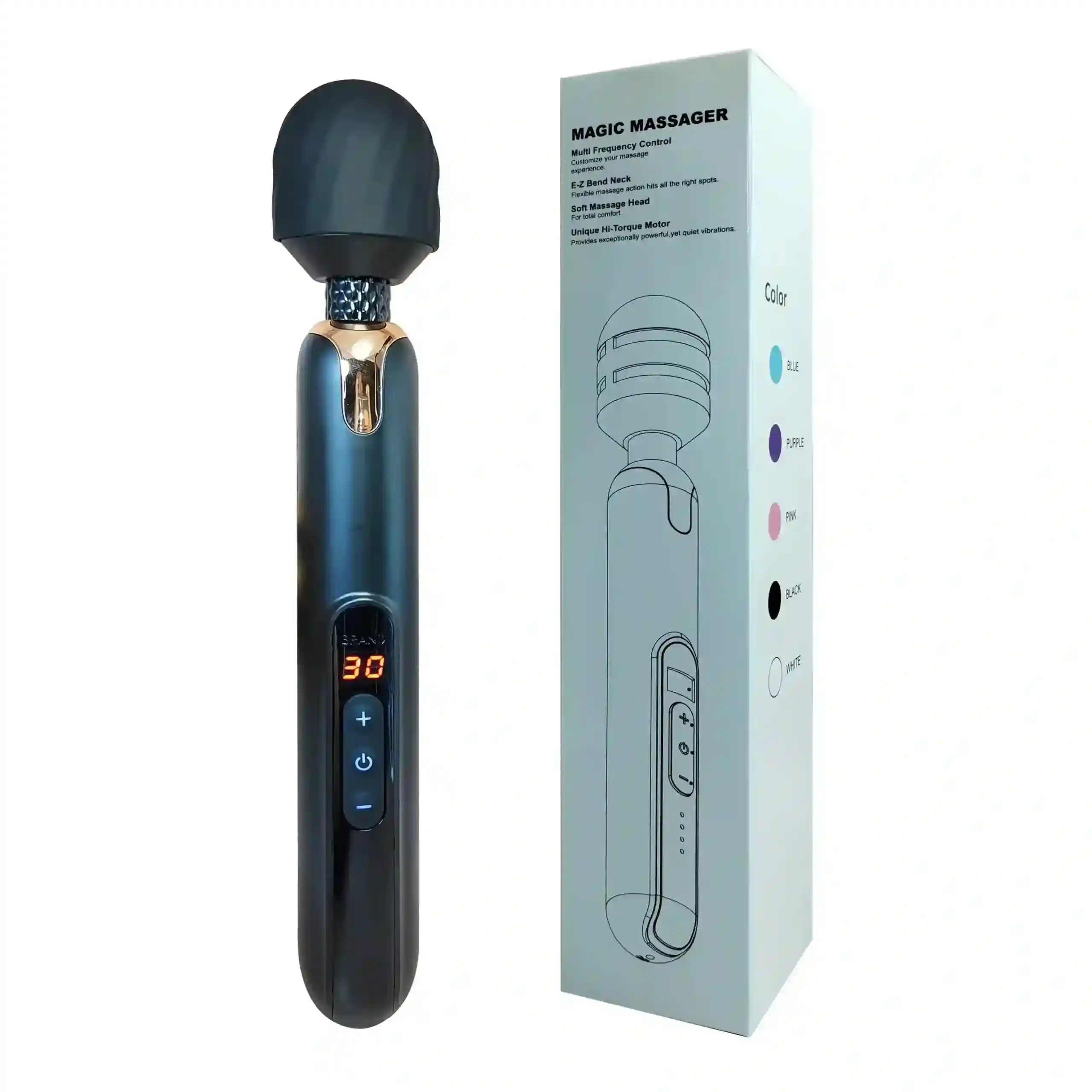 vibrierender massagestab abs kunststoff