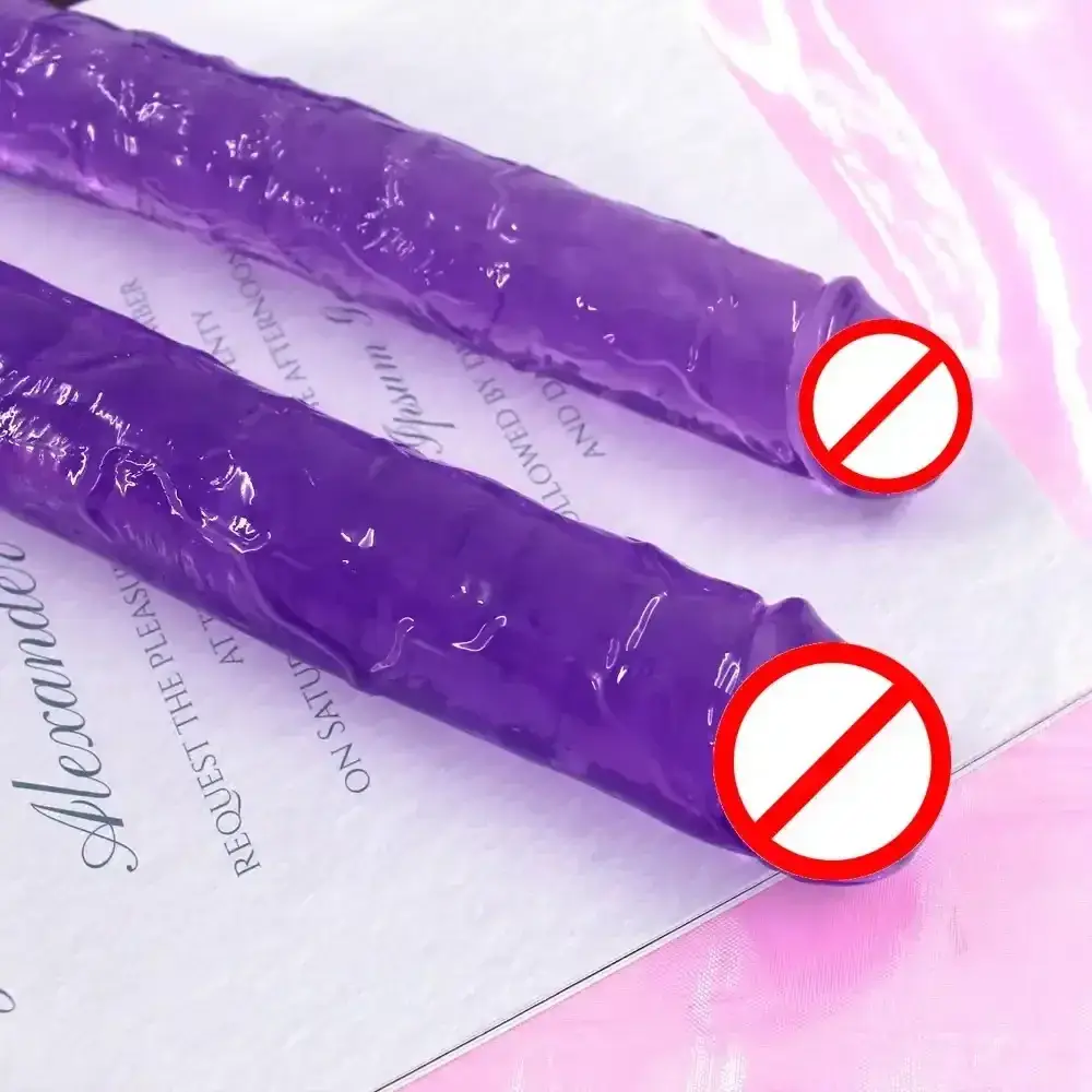 violetter doppel dildo für fortgeschrittene