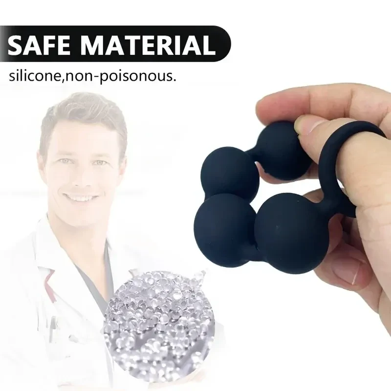 wasserdichte anal perlen silikon plug